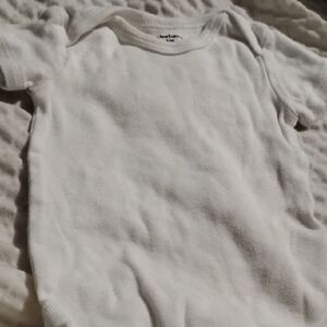 Gerber White Short Sleeve Tee Classic Crew Neck